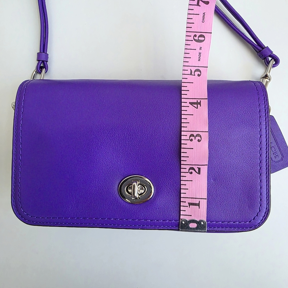 NEW Coach Legacy Penny Crossbody Bag in Ultraviolet - Picture 14 of 15